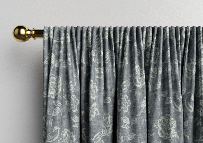 Bird Garden, Charcoal - Made to Measure Curtains - Image 9